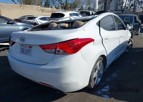 2013 Hyundai Elantra Gls from USA, damaged, VIN 5NPDH4AE6DH268457